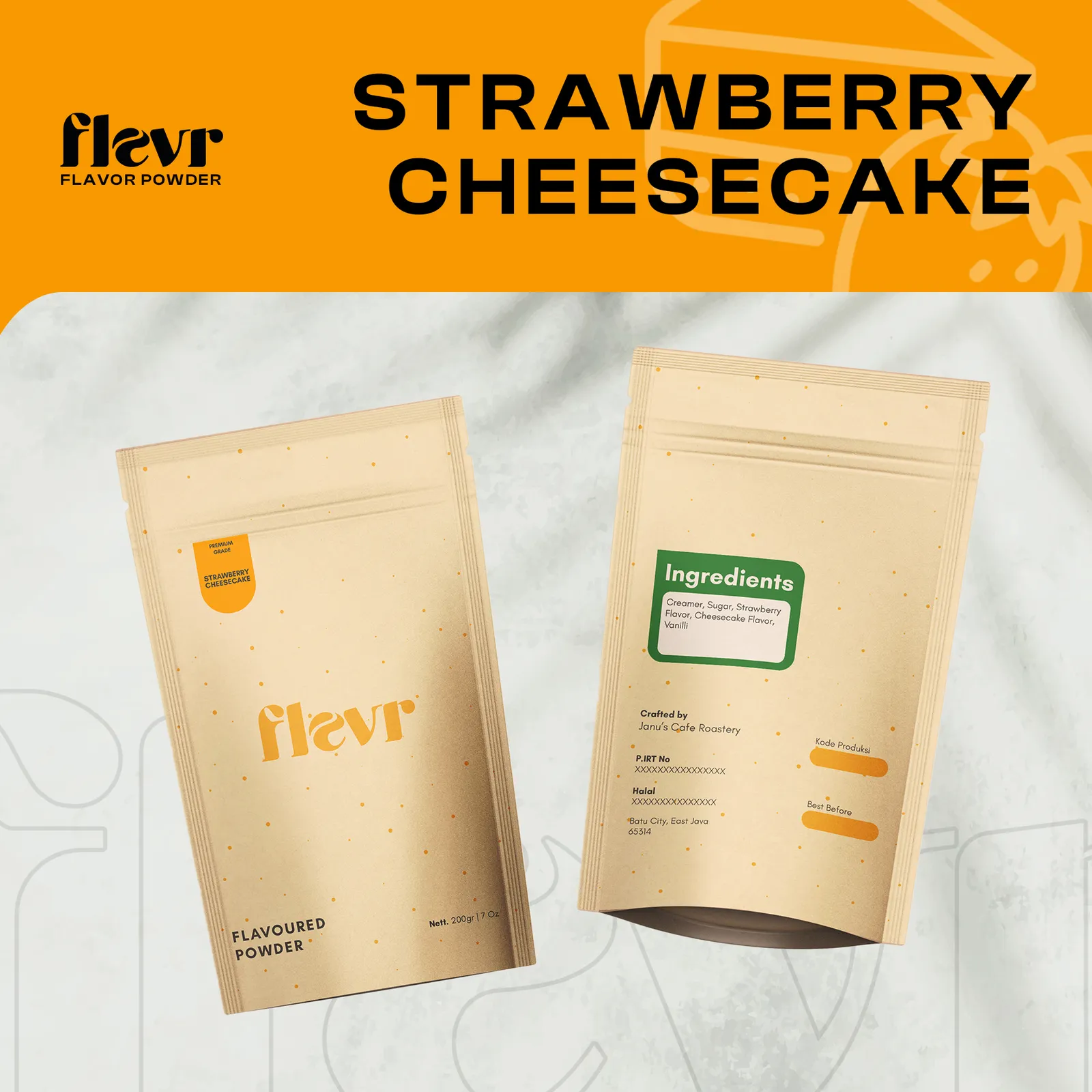 Strawberry Cheesecake Powder Premium 2